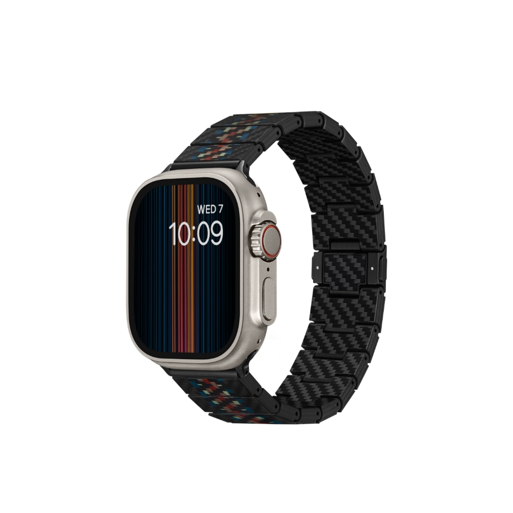 Carbon Fiber Watch Band Rhapsody for Apple Watch PITAKA