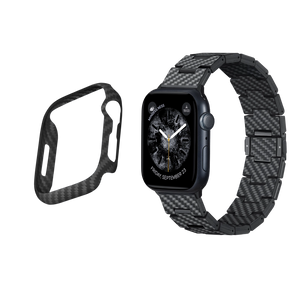 PITAKA Apple Watch Band Series 9 1 SE and Ultra 2 Ultra 100 Carbon Fiber Adjustable Apple Watch Band thin and comfortable Retro