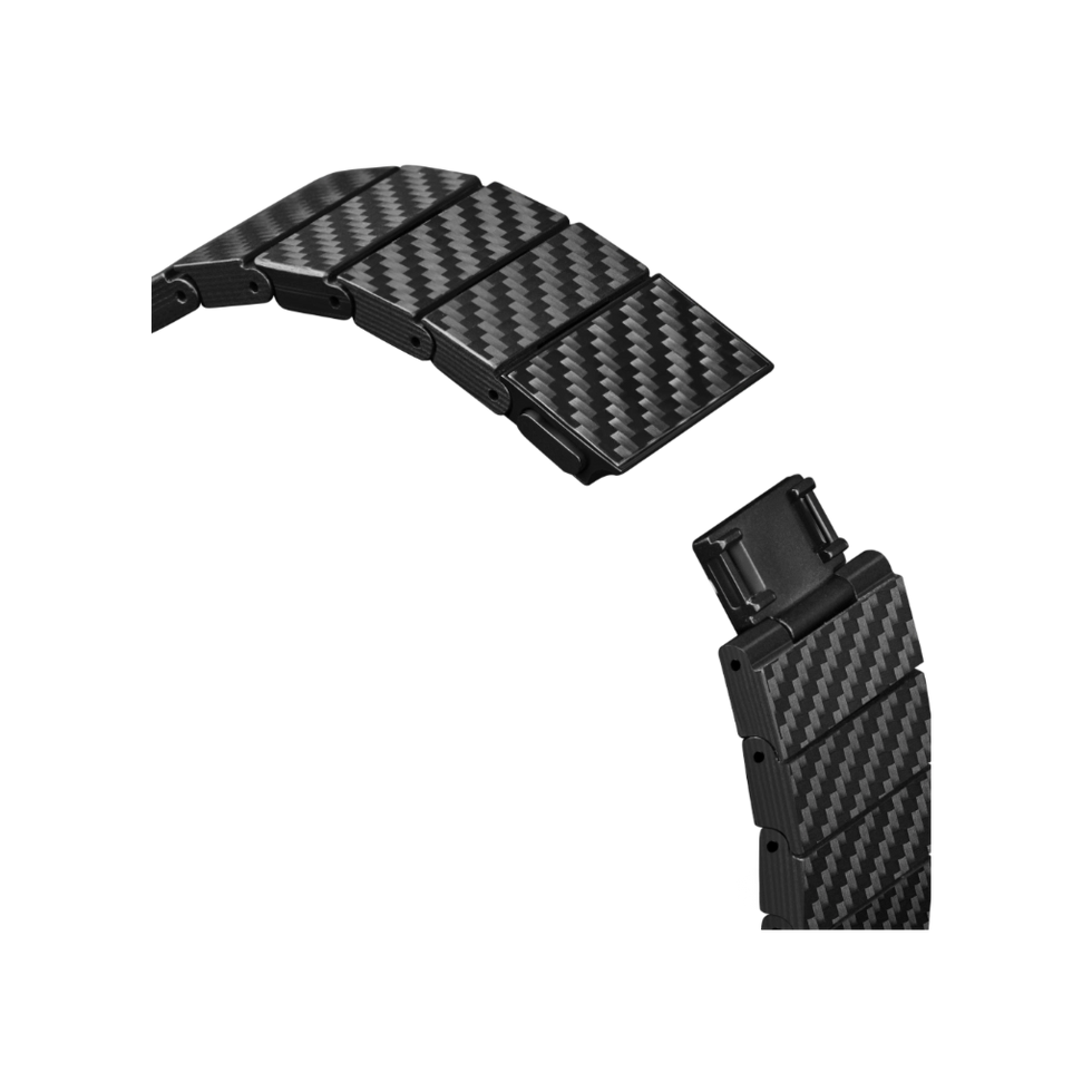 PITAKA - Galaxy Watch Band (40/42/44/45/46/47mm) - 100% Carbon Fiber Adjustable Galaxy Watch Band - Thin and Comfortable