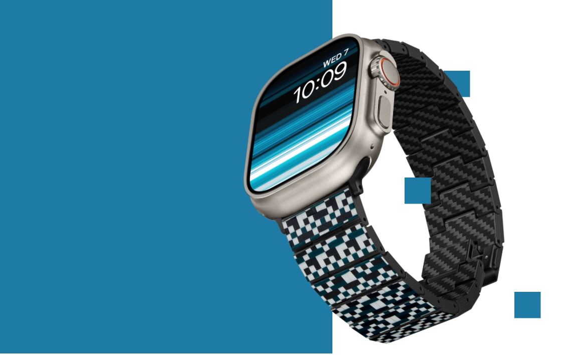 PITAKA - Dreamland ChromaCarbon Band for Apple Watch